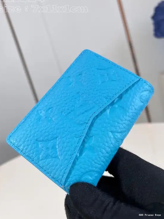 AAA Pruses Bags VUITTON Pocket Organizer-7.5*11.1*1 cm LOUIS 0615
